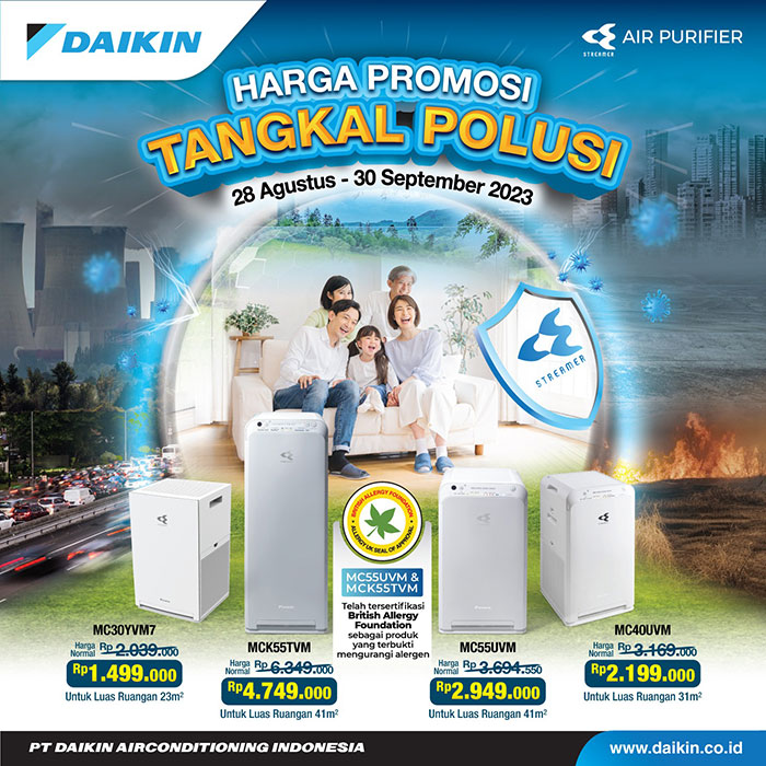 Daikin Air Purifier HEPA Filter - MCK55TVM6